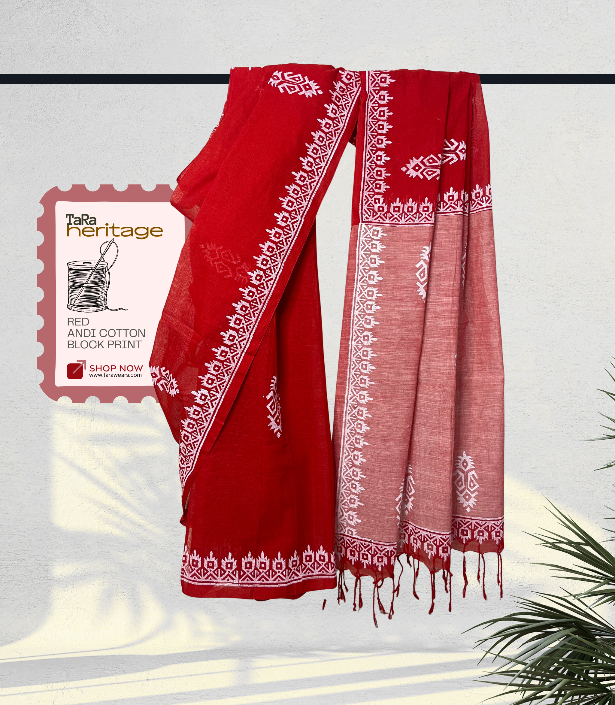 TaRa Heritage | Block Printed Saree — Laalima TaRa Heritage | Block Printed Saree — Laalima