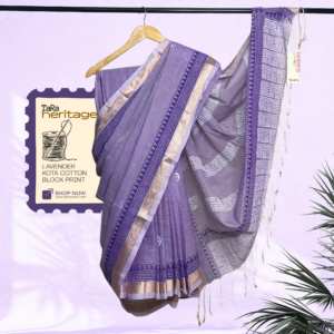 TaRa Heritage | Block Printed Saree — Labonno